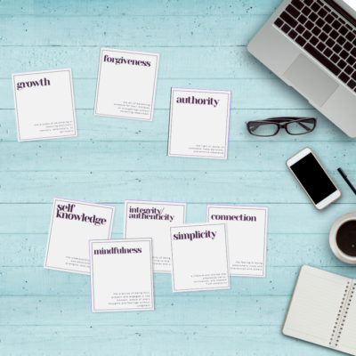 Values Cards Printable Deck