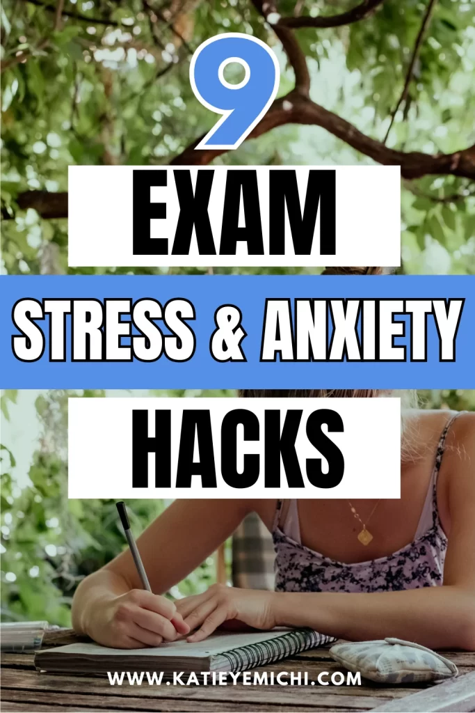 how to reduce stress and anxiety during exams